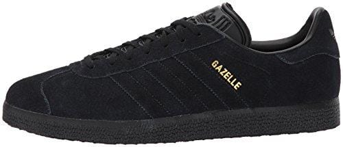 adidas Originals Gazelle Sneaker,BLACK/BLACK/METALLIC GOLD,12.5 Medium US