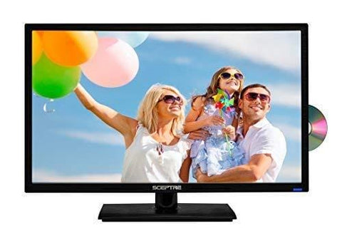 Sceptre E246BD-F 24" 1080p 60Hz Class LED HDTV with DVD Player/True 16:9 Aspect Ratio View Your Movies as The Director Intended 1920 x 1080 Full HD Resolution