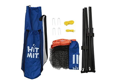 HIT MIT Adjustable Height Portable Badminton Net Set - Competition Multi Sport Indoor or Outdoor Net for Playing Pickleball, Kids Volleyball, Soccer Tennis, Lawn Tennis - Easy and Fast Assembly