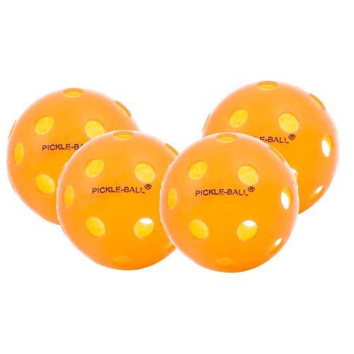 Dura Fast Indoor Pickleball - 4 Pack (Orange)