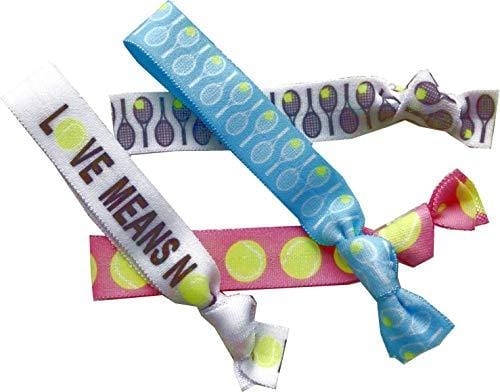 8 Piece Tennis Hair Elastic Set - Accessories for Players, Women, Girls, Coaches, Doubles Partners, High School Tennis Teams, Women's Leagues -MADE in the USA [product _type] Sportigift - Ultra Pickleball - The Pickleball Paddle MegaStore