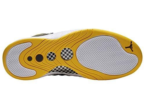 Nike Men's Jordan Jumpman Pro Black/University Gold/White Leather Basketball Shoes 10 M US