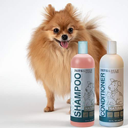 Natural Oatmeal Dog-Shampoo and Conditioner Combo - 20oz Medicated Clinical Vet Formula Wash for All Pets Puppy & Cats - Made with Aloe Vera for Relieving Dry Itchy Skin