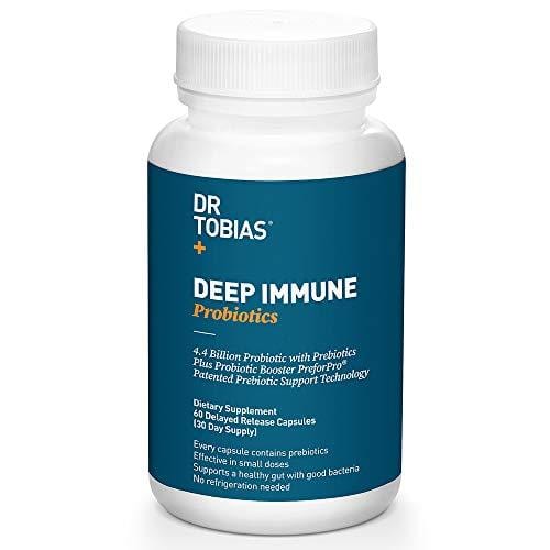 Dr Tobias Deep Immune Probiotic - Plus Ultimate Prebiotic (Patented) - Shelf Stable