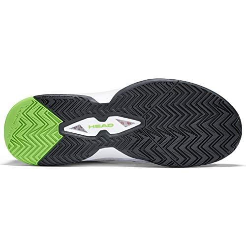 HEAD Men's Revolt Pro 3.0 Tennis Shoes, White/Black (10.5 US)