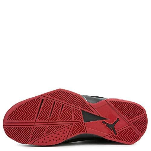 Jordan Mens True Flight Hight Top Lace Up Basketball Shoes, Black, Size 10.5