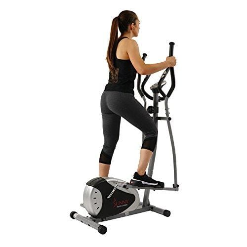 Magnetic Elliptical Machine Trainer by Sunny Health & Fitness - SF-E905