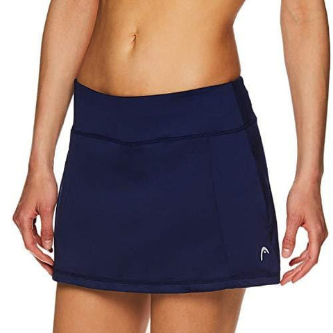 HEAD Women's Athletic Tennis Skort - Performance Training & Running Skirt - Lead Skort Medieval Blue, Small