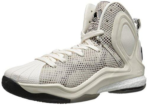 adidas Performance Men's D Rose 5 Boost Basketball Shoe, Chalk White, 11 M US