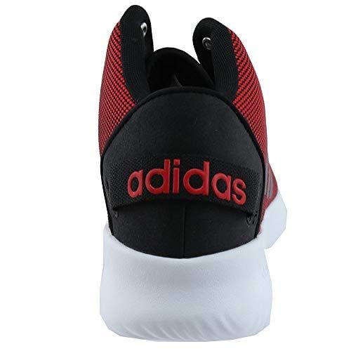 adidas Men's Cf Refresh Mid Basketball Shoe, Scarlet/Black/White, 12.5 Medium US