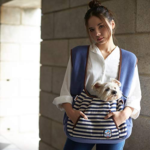 Alfie Pet - Amos Pet Front Sling Carrier - Color: Navy