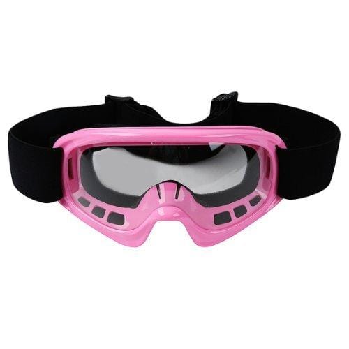 TCMT DOT Certified Youth Pink Butterfly Dirt Bike ATV Offroad Street Motorcycle Motocross Helmet Goggles Gloves (L)