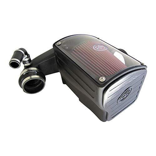 S&B Filters 75-5045 Cold Air Intake For 1992-2000 Chevy/GMC Duramax 6.5L (Oiled Cleanable, 8-ply Cotton Filter)