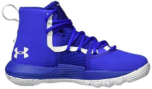 Under Armour Boys' Pre School SC 3Zer0 II Basketball Shoe, Royal (400)/White, 1