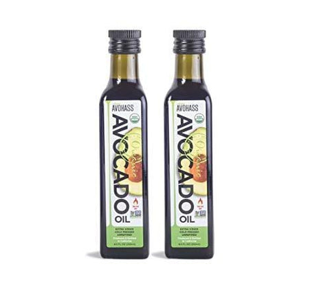 Avohass California Organic Extra Virgin Avocado Oil 2 Bottle Case