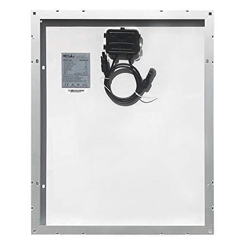 HQST 50 Watt 12 Volt Monocrystalline Solar Panel for RV/Boat/Other Off Grid Applications(50W Compact Design)