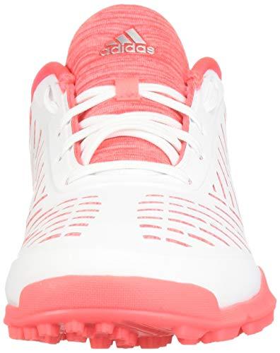 adidas Womens Adipure Sport 2 Golf Shoe FTWR White/red Zest/Active Pink 8.5 M US [product _type] adidas - Ultra Pickleball - The Pickleball Paddle MegaStore