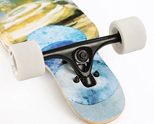 VOLADOR 42inch Freeride Longboard Complete Cruiser (Drop Through Deck - Camber concave)(Solar)