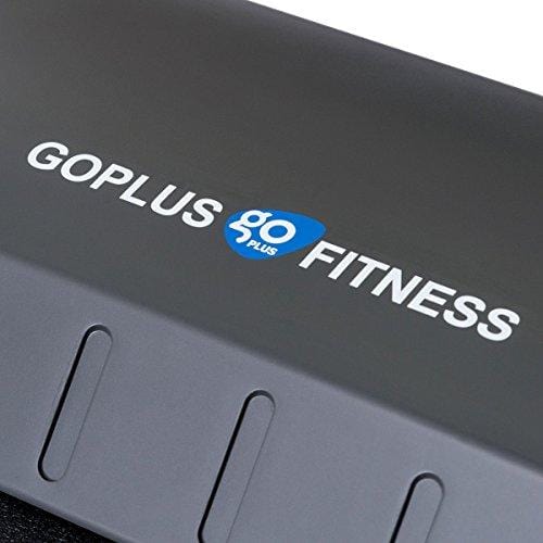 Goplus 2.25HP Electric Folding Treadmill with Incline, Walking Running Jogging Fitness Machine with Blue Backlit LCD Display for Home & Gym Cardio Fitness (Black Jaguar Ⅲ)