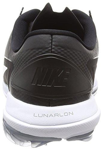 Nike Men's Lunar Control Vapor 2 Golf Shoes, Black/White/Cool Gray, 12 M US