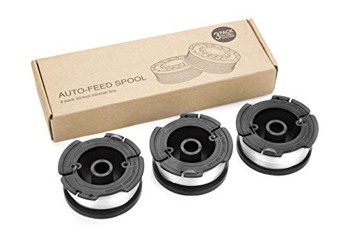 Replacement Spool, AF-100, 30ft for String Trimmer, Compatible with Black and Decker Models (3-Pack)