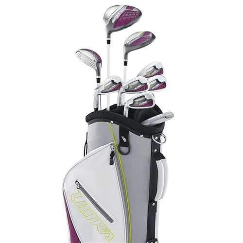 Wilson Ultra Ladies Left-Handed Super Long Golf Club Set with Cart Bag