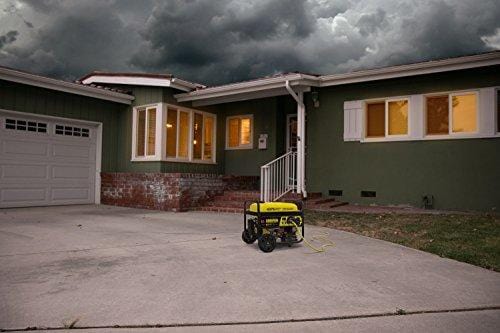 Champion Power Equipment 100554 RV Ready Wireless Remote Start Portable Generator, Black and Yellow