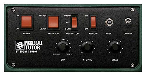 Pickleball Tutor Plus w/Remote, 2-Line, Electronic Elevation - Pickleball Tutor is The #1 Selling Picklebal Machine Brand Worldwide.