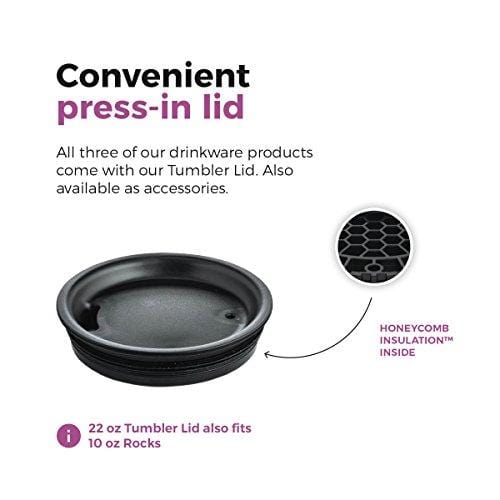 Hydro Flask 22 oz Double Wall Vacuum Insulated Stainless Steel Travel Tumbler Cup with BPA Free Press-In Lid, Mint