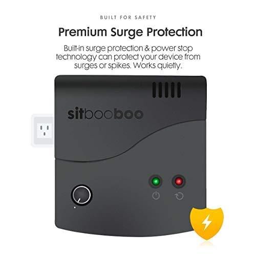Sit Boo-Boo Electric Fence Advanced - Latest All Weather Pet Containment System - In Ground & Above Ground Installation - IPV7 Waterproof Collar for Pets Over 10lbs