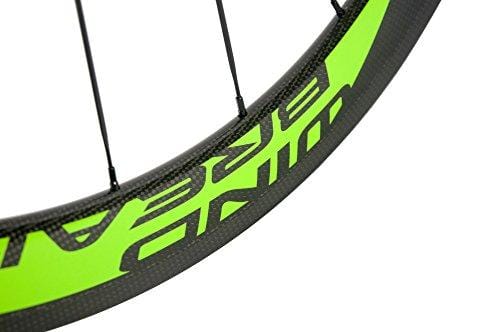 Sunrise Bike Carbon Fiber Road Wheelset Clincher Wheels 50mm Depth R13 Hub Decal Bicycle Rims