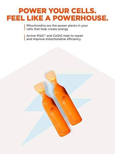 Bulletproof Unfair Advantage, Brain Octane MCT, PQQ, CoQ10, for Clean Clear Energy, Power Up on a Cellular Level (30 Ampules)