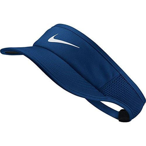 Nike Women's Featherlight AeroBill Visor (Blue Jay/White)