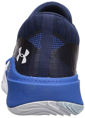 Under Armour Men's Spawn Low Basketball Shoe Academy (400)/Blue Strike 7 M US
