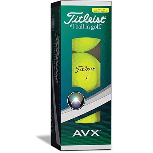 Titleist AVX Yellow AlignXL Personalized Golf Balls