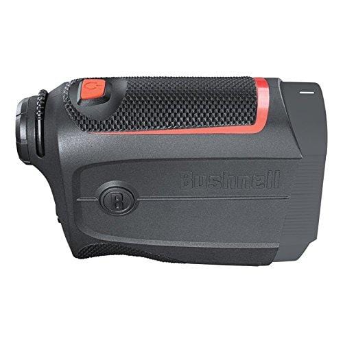 Bushnell Hybrid Golf Laser/GPS Rangefinder Bundle | Pinseeker w/Jolt, 1000 Yards, 5X Mag, Case | 201835 (+ PlayBetter Portable Charger, Microfiber Cleaning Towel & Extra CR2 Battery)