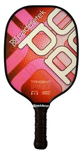 Paddletek Tangent Pro Thin Handle (4 1/8") Pickleball Paddle (Red - Standard (7.9-8.3 oz))