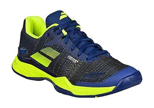 Babolat Men's Jet Mach II Tennis Shoes - Estate Blue/Fluo Yellow (8)
