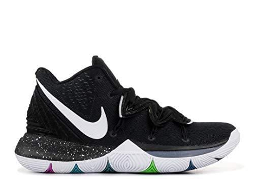 NIKE Men's Kyrie 5 Basketball Shoes (10.5, Black/Multi)