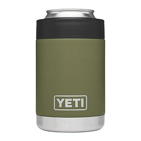 YETI Rambler Vacuum Insulated Stainless Steel Colster（Olive Green）, Olive Green