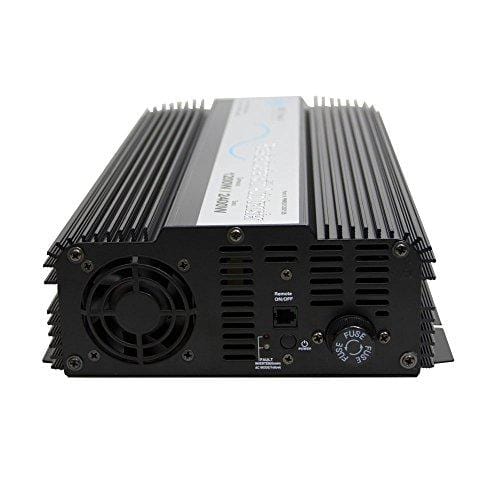 AIMS Power PWRIX120012S 1200 Watt Pure Sine Inverter, Built In Transfer Switch, 10 Amp Transfer, Fans Constant, Pure Sine Output
