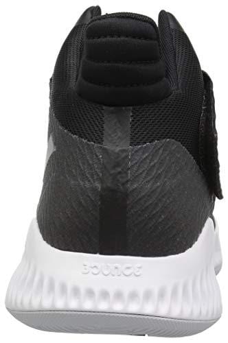 adidas Men's Explosive Bounce 2018 Basketball Shoe, Black/Silver Metallic/Light Solid Grey, 11 M US