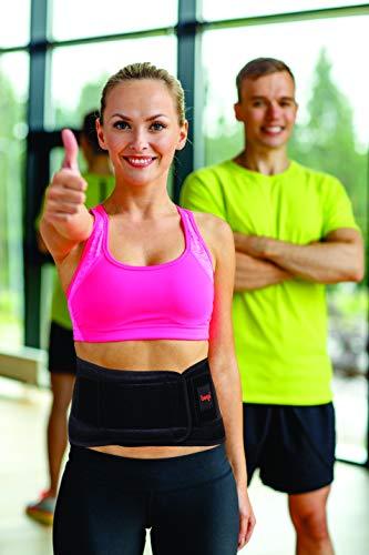 Beqo Back Brace for Lower Back Pain with Removable Lumbar Pad | Back Pain Relief Support Belt for Men & Women | Secure Fastener, Non-Slip Silicone Straps, Breathable Mesh, Adjustable Panels - Size L