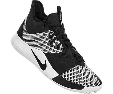 Nike Men's PG 3 Basketball Shoes, Black/Black/White (US 10)
