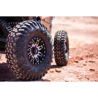 Bundle - Four Tusk TERRABITE Heavy Duty 8-Ply Radial DOT UTV/ATV Tires - TWO 27x9-14 & TWO 27x11-14