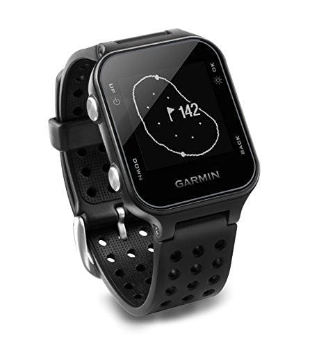 Garmin Approach S20, GPS Golf Watch with Step Tracking, Preloaded Courses, Black