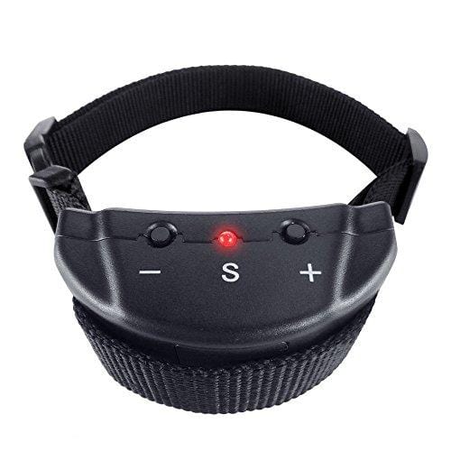 Zacro DC395 Dog No Bark Collar for Bark Control with 7 Levels Adjustable Sensitivity Control, Electric Anti-Bark Shock Collar for Dogs, 15-120 lb, Fits for Large and Medium Dogs (27in)