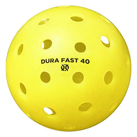 Onix Pickleball Dura Fast 40 Pickleball Balls - Outdoor Pickleballs Neon Green and Yellow Available