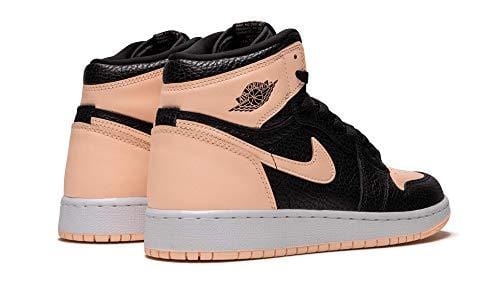 Jordan Air 1 Retro High OG GS (Black/Crimson Tint-White, 6.5Y)