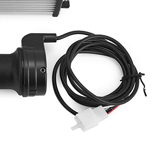 Mophorn 1800W Electric Brushless DC Motor Kit 48V High Speed Brushless Motor with 32A Speed Controller and Throttle Grip Kit for Go Karts E-bike Electric Throttle Motorcycle Scooter and More (1800W)